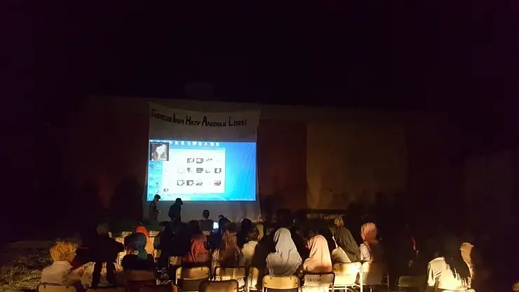 'Öğrencilere yazlık açık hava sinema hizmeti'