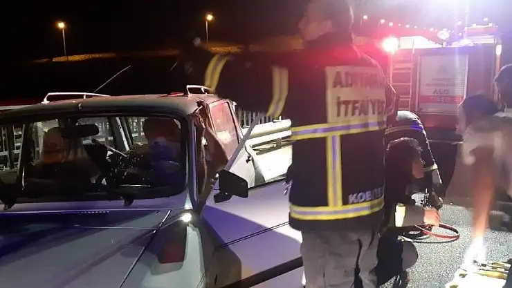 'İki otomobil çarpıştı: 11 Yaralı'