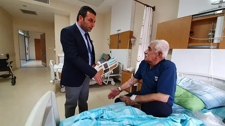 'Başkan Yıldırım hastaları ziyaret etti'