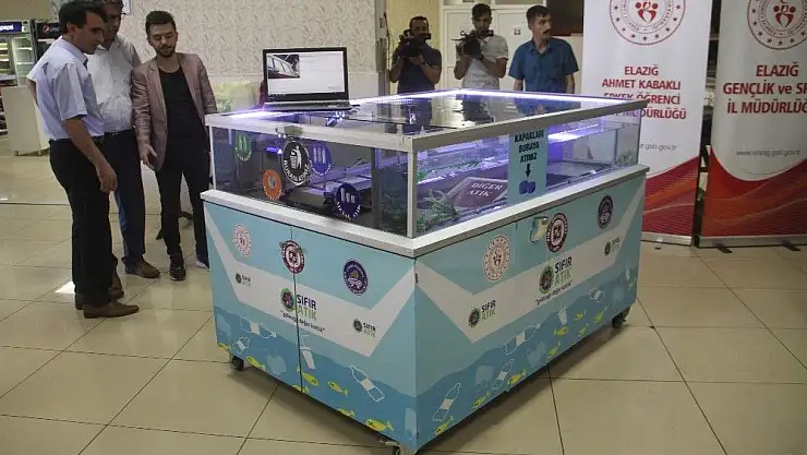 'Dışı akvaryum içi katı atık ayrıştırma makinesi ''Vatoz'''