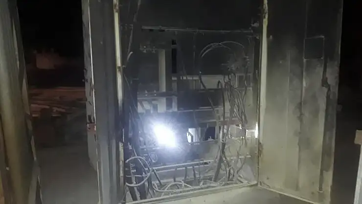 'Kahta´da elektrik trafosu patladı'