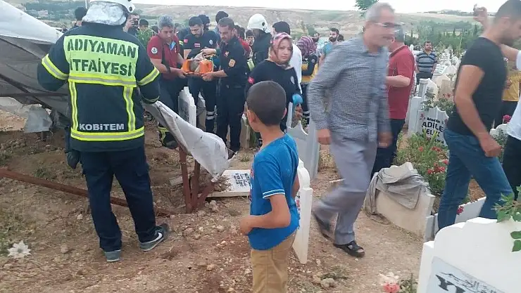 'Mezarlıkta can pazarı: 4 yaralı'