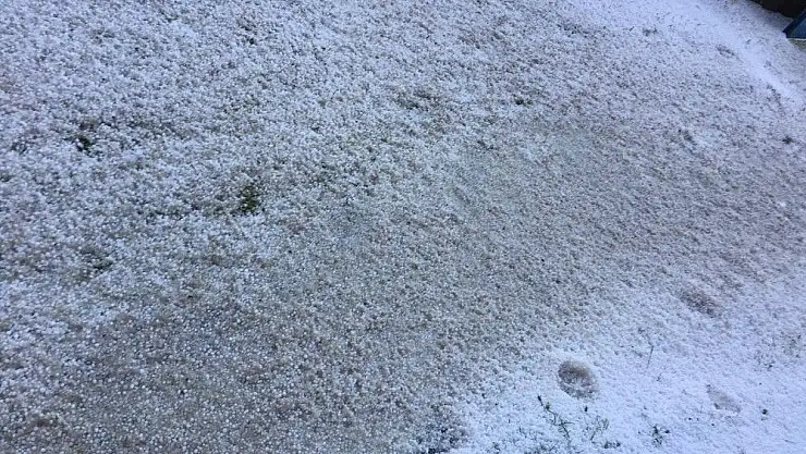'Dolu yağışı kış günlerini aratmadı'