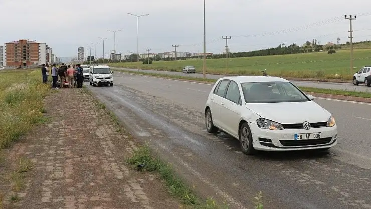 'Motosiklet kazası: 1 yaralı'