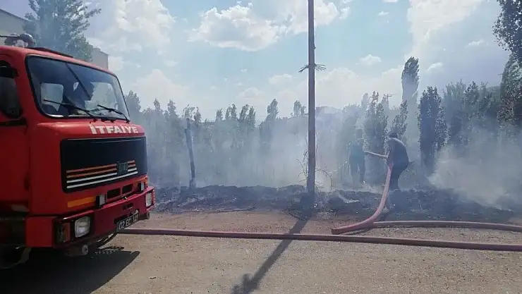 'Evlerin arasında çıkan yangın korkuttu'