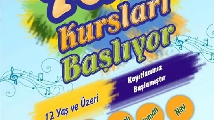 'Belediye konservatuarına yaz kayıtları başladı'