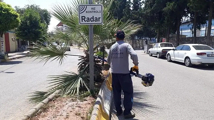 'Adıyaman´da refüj düzenlemesi'
