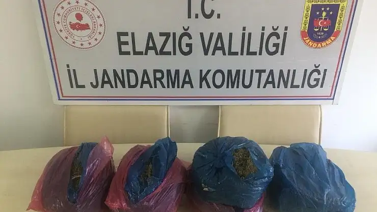 'Elazığ´da 6 kilo 650 gram uyuşturucu elegeçirildi'