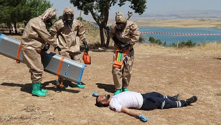 'Mesire alanında KBRN eğitim düzenlendi'