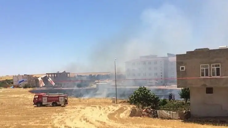 'Anız yangını korkuttu'