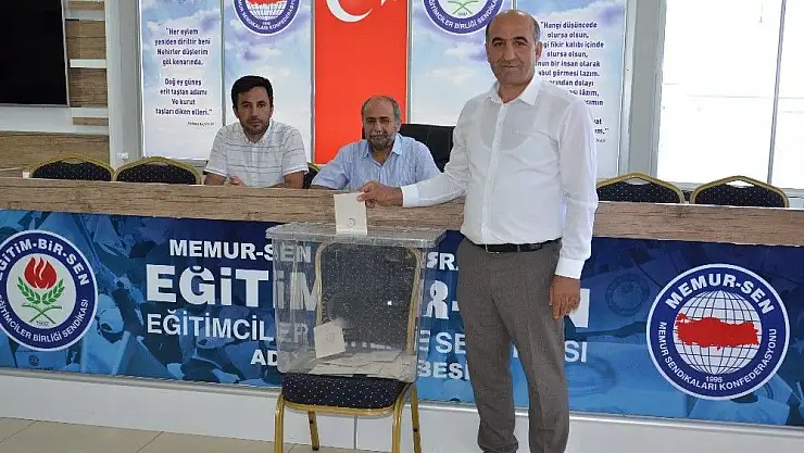 'Ali Deniz yeniden Memur-Sen İl Temsilcisi seçildi'