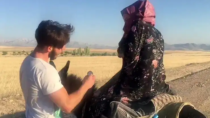 'Eşek üzerinde evlilik teklifi'
