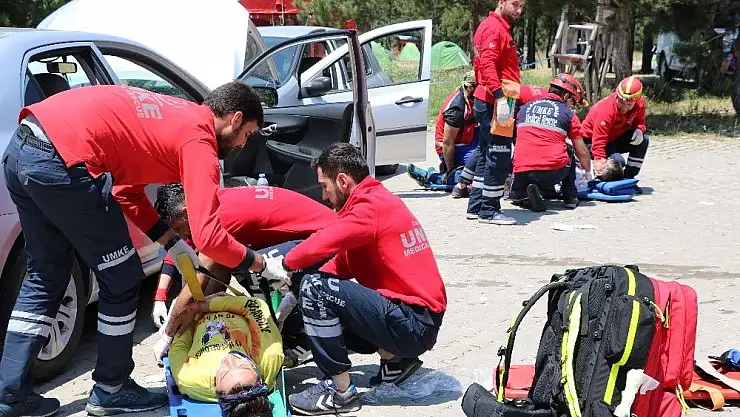 'Kahramanmaraş´ta gerçeği aratmayan tatbikat'