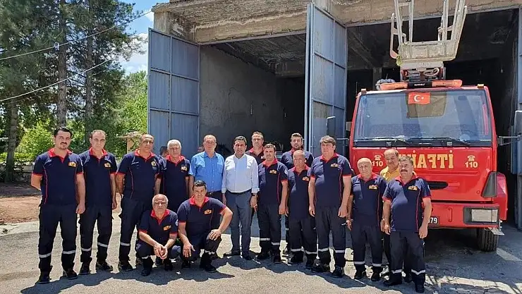 'Başkan İskender Yıldırım itfaiyeciler ile bir araya geldi'