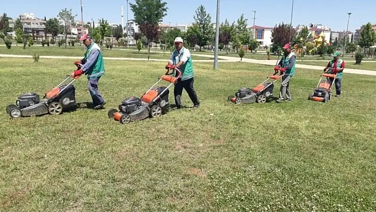 'Eğriçay Parkında bakım onarım çalışması'