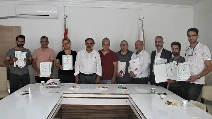'FHGC üyeleri İHA sertifikalarını aldı'