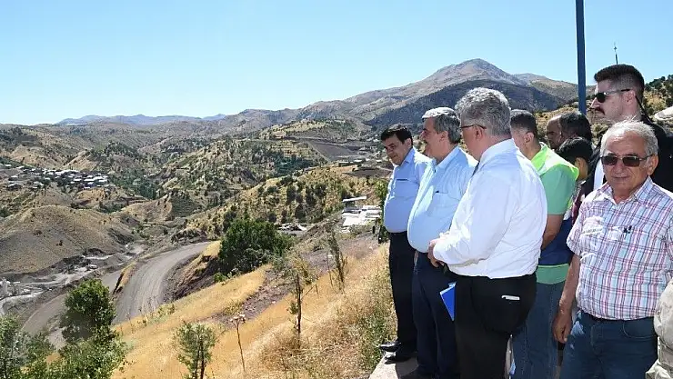 'Vali Pekmez, Koçali Baraj inşaatını inceledi'
