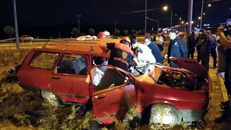 'Sivas´ta trafik kazası: 1 ölü, 3 ağır yaralı'