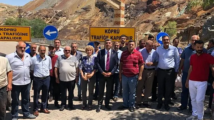 'Milletvekili Erol, Maden ilçesinde inceleme de bulundu'