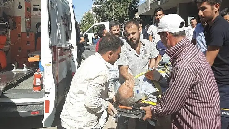 'Yüksekten düşen inşaat işçisi yaralandı'