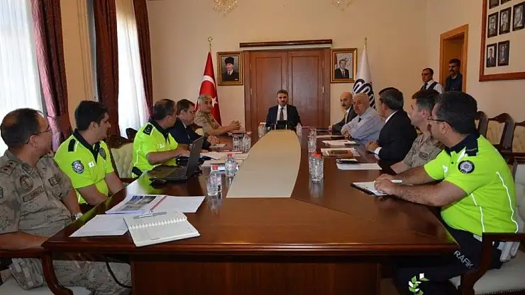 'Trafik değerlendirme toplantısı düzenlendi'