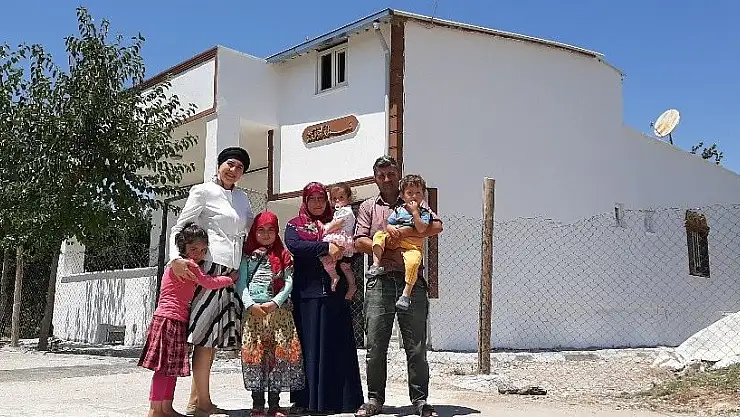 'İHA´nın sesini duyurduğu aile ev sahibi oldu'