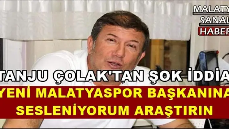 YENİ MALATYASPOR BAŞKANINA  SESLENİYORUM ARAŞTIRIN