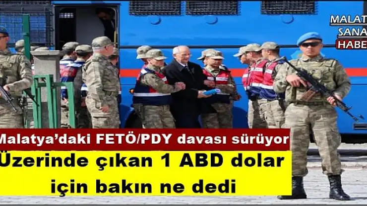 Malatya'da Üzerinde çıkan 1 ABD dolar  için bakın ne dedi