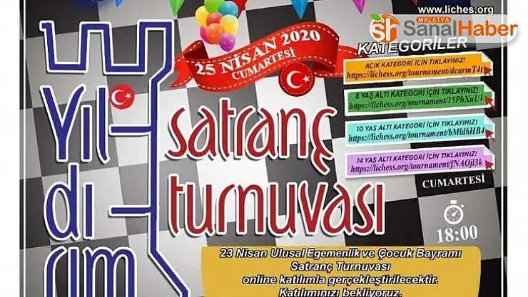 23 Nisan Turnuvası 'Evde Kal' sloganıyla evlerde yapılacak