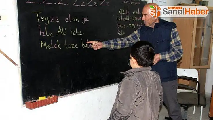 33 Yıl öğretmenlik yaptığı köy okuluna duygusal veda