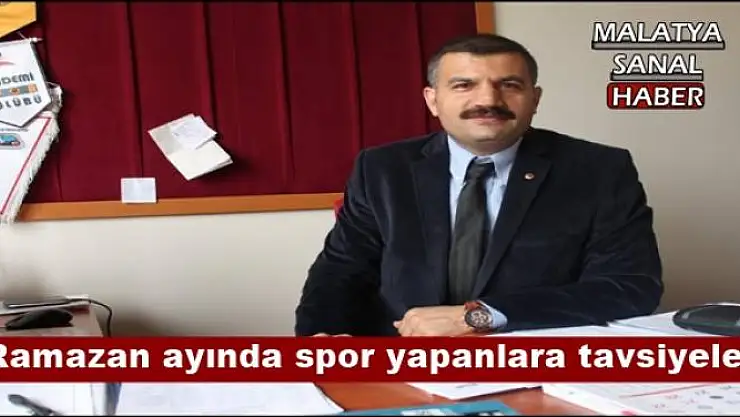 Ramazan ayında spor yapanlara tavsiyeler 