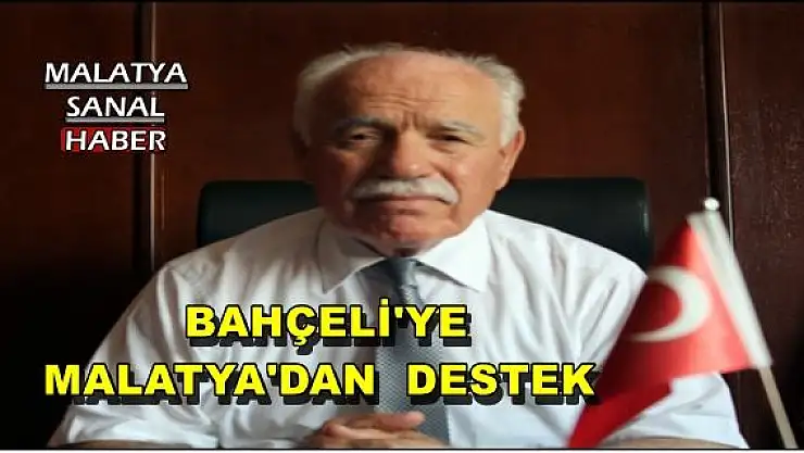  BAHÇELİ'YE MALATYA'DAN DESTEK