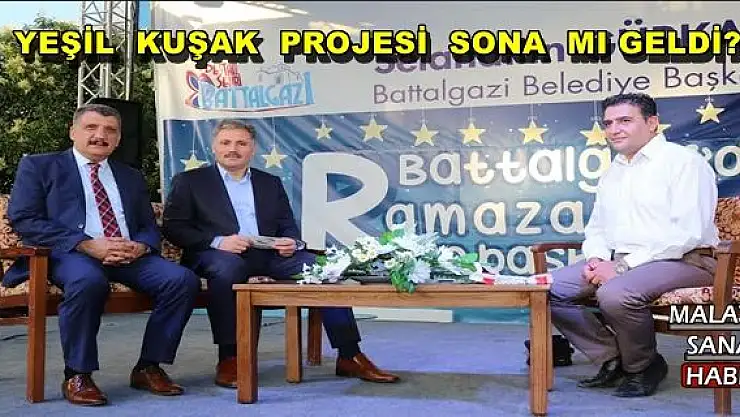 YEŞİL  KUŞAK  PROJESİ  SONA  MI GELDİ?