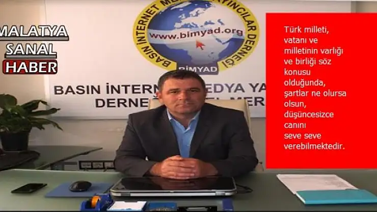 SELİM APOHAN 30 AĞUSTOS ZAFER BAYRAMI DOLAYISIYLA BİR MESAJ YAYIMLADI