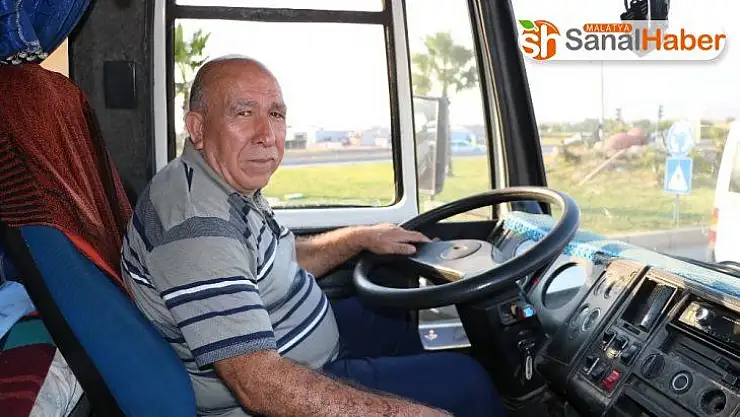 40 yıl direksiyon sallayarak ailesine baktı