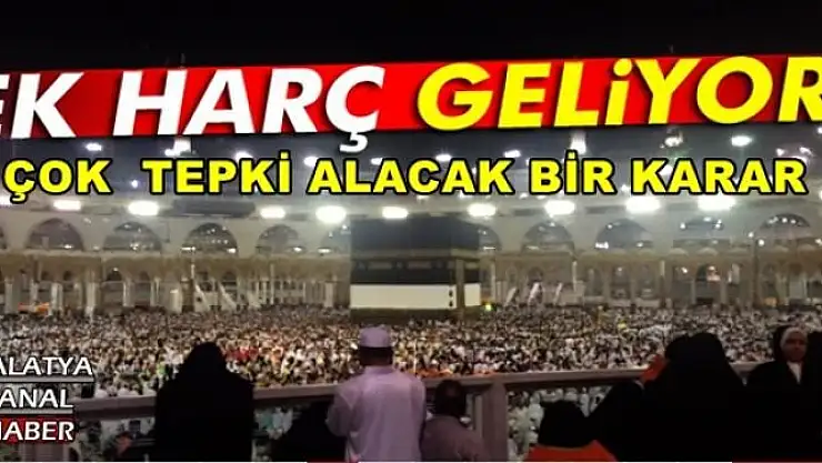 2. kez hacca veya umreye gidenlere ek harç