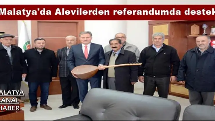 Malatya'da Alevilerden referandumda destek 