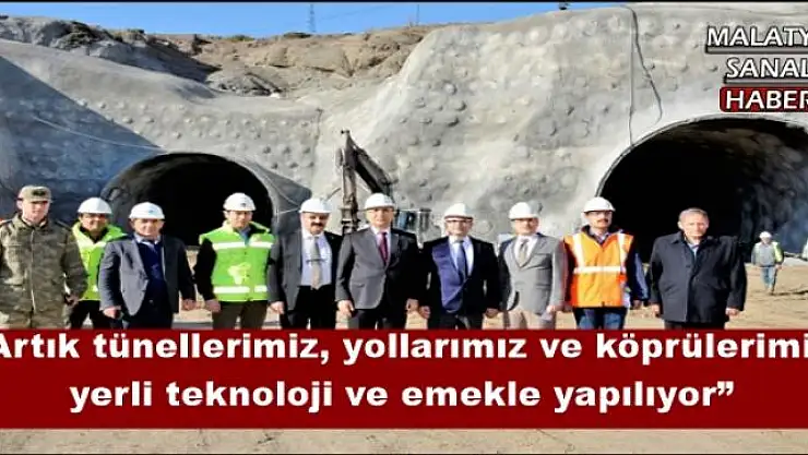 'Artık tünellerimiz, yollarımız ve köprülerimiz yerli teknoloji ve emekle yapılıyor'''''