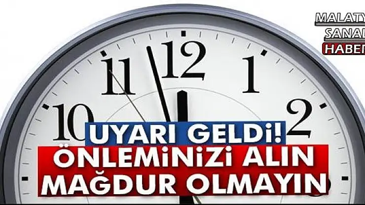 ÖNLEMİNİZİ ALIN MAĞDUR OLMAYIN