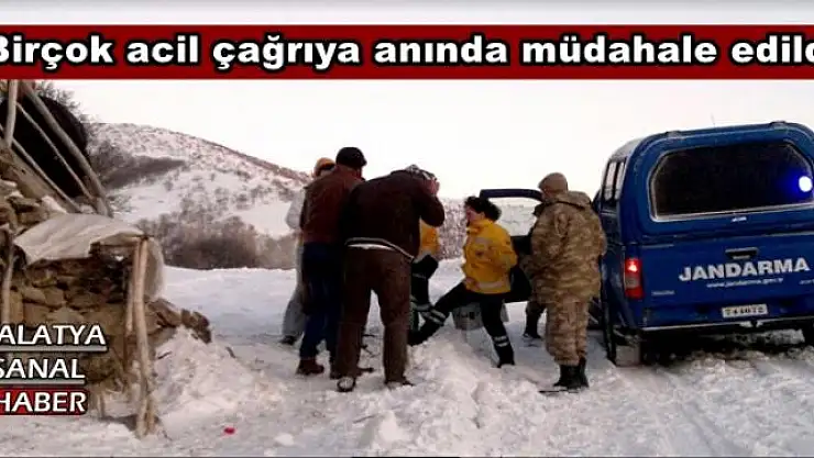 Malatya Birçok acil çağrıya anında müdahale edildi