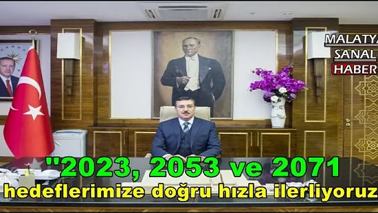 Tüfenkci:  2023, 2053 ve 2071 hedeflerimize doğru hızla ilerliyoruz