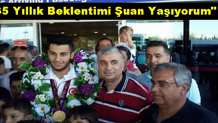 MALATYALI ŞAMPİYON SEVİNÇLE KARŞILANDI