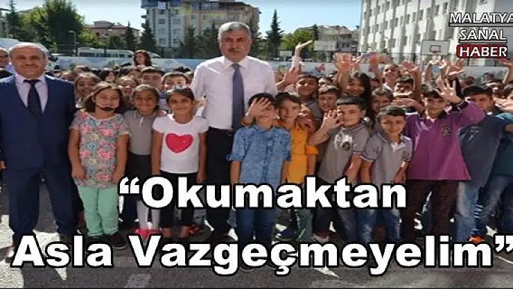 'Polat, Okumaktan Asla Vazgeçmeyelim'''''