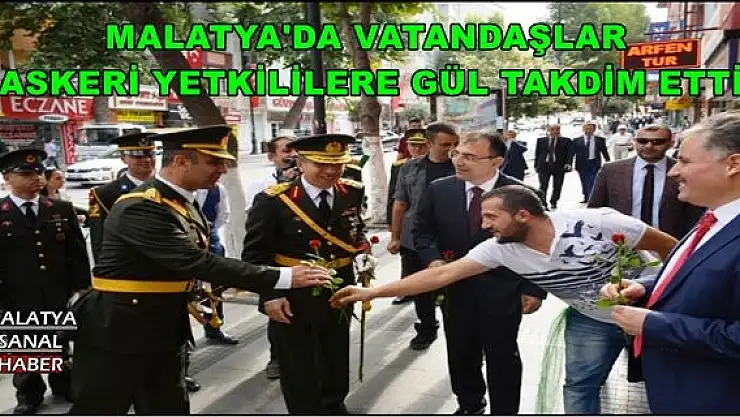 MALATYA'DA 30 AĞUSTOS ZAFER BAYRAMI KUTLANDI
