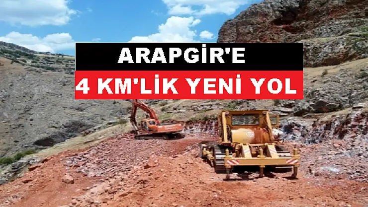 ARAPGİRE 4 KM'LİK YENİ YOL