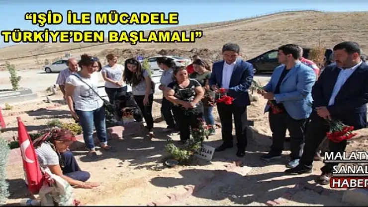 'AĞBABA: IŞİD İLE MÜCADELE  TÜRKİYE´DEN BAŞLAMALI'''''