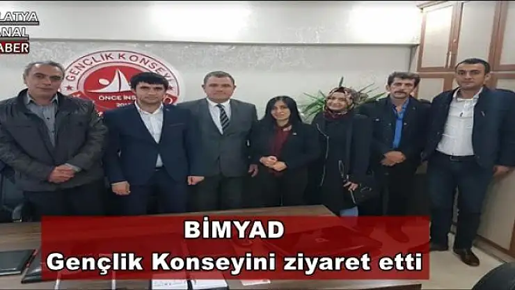 BİMYAD Gençlik Konseyini ziyaret etti