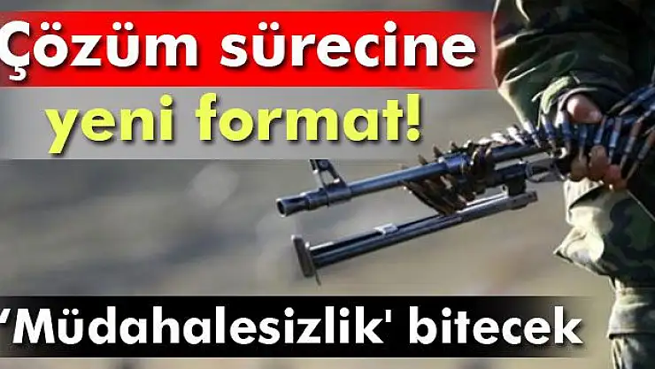 Çözüm sürecine yeni format