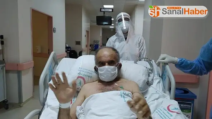 Malatya'da 62 yaşında korona virüsü yendi