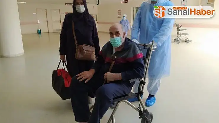 Alkışlarla taburcu oldu